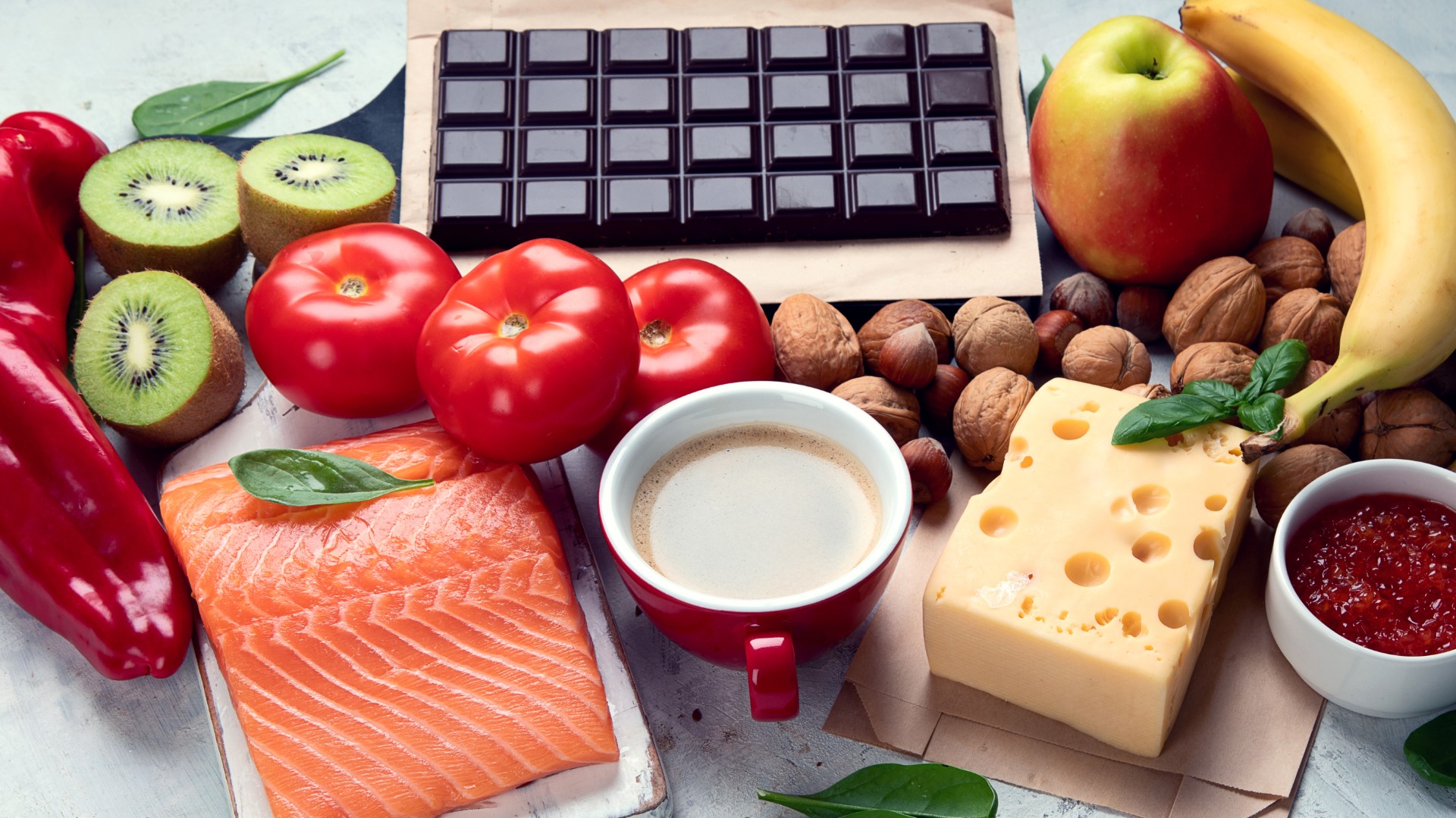 Figure 45 : Les aliments riche en dopamine